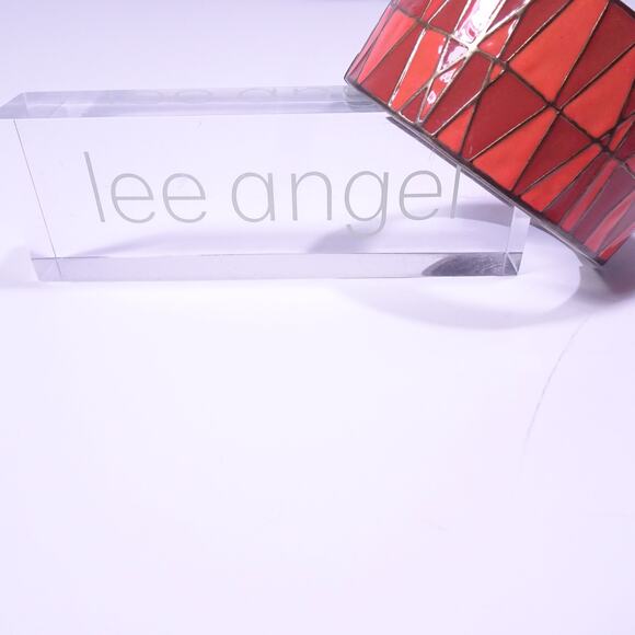 Neiman Marcus Lee Angel Enamel Zig Zag Colorblock Wide Cuff Bracelet NWT 310 - Picture 9 of 9